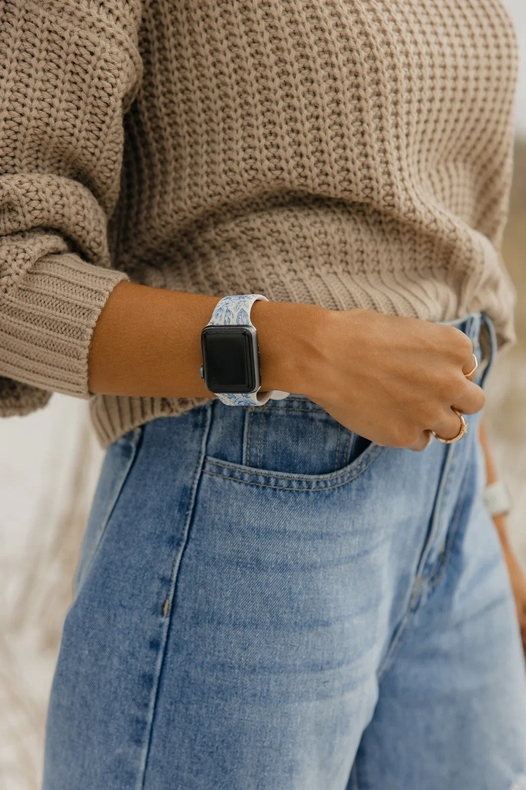 Blue Willow Apple Watch Band - Image 4