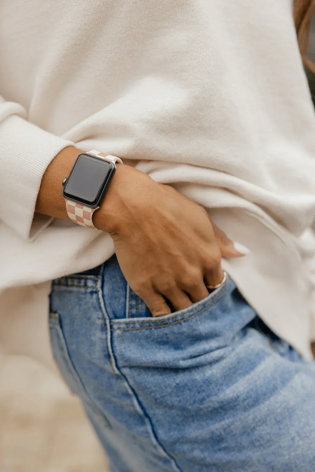 Blush Check Apple Watch Band - Image 3