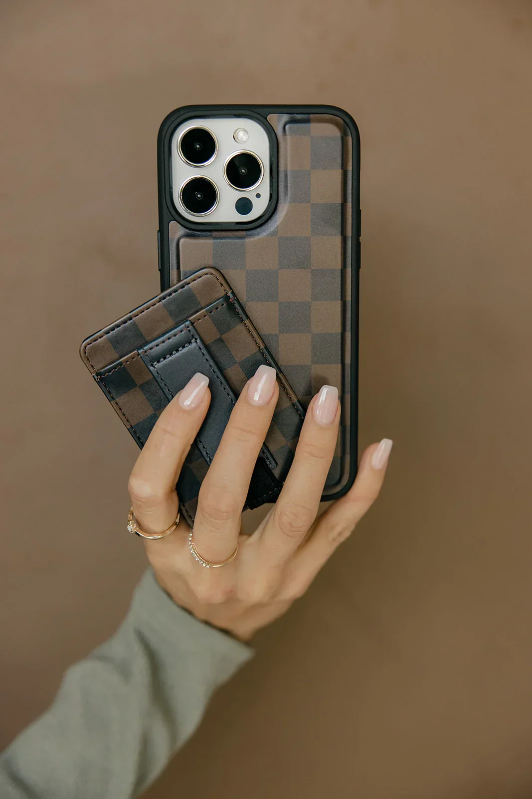 Chelsea Check Magnetic Case and Wallet by Aubree Says - Image 4
