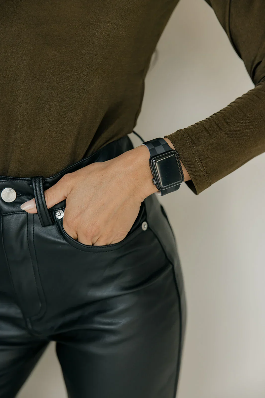 Midnight Check Apple Watch Band - Image 2